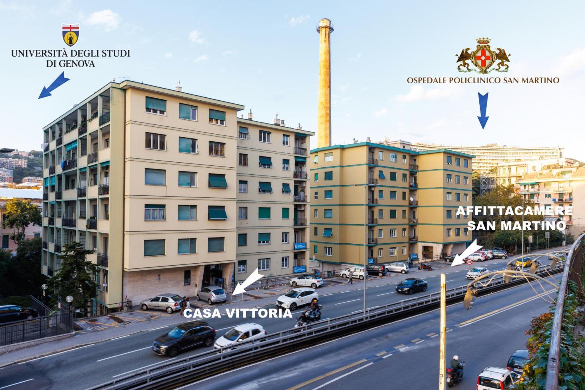 Casa Vittoria Di San Martino Affittacamere Génova Exterior foto